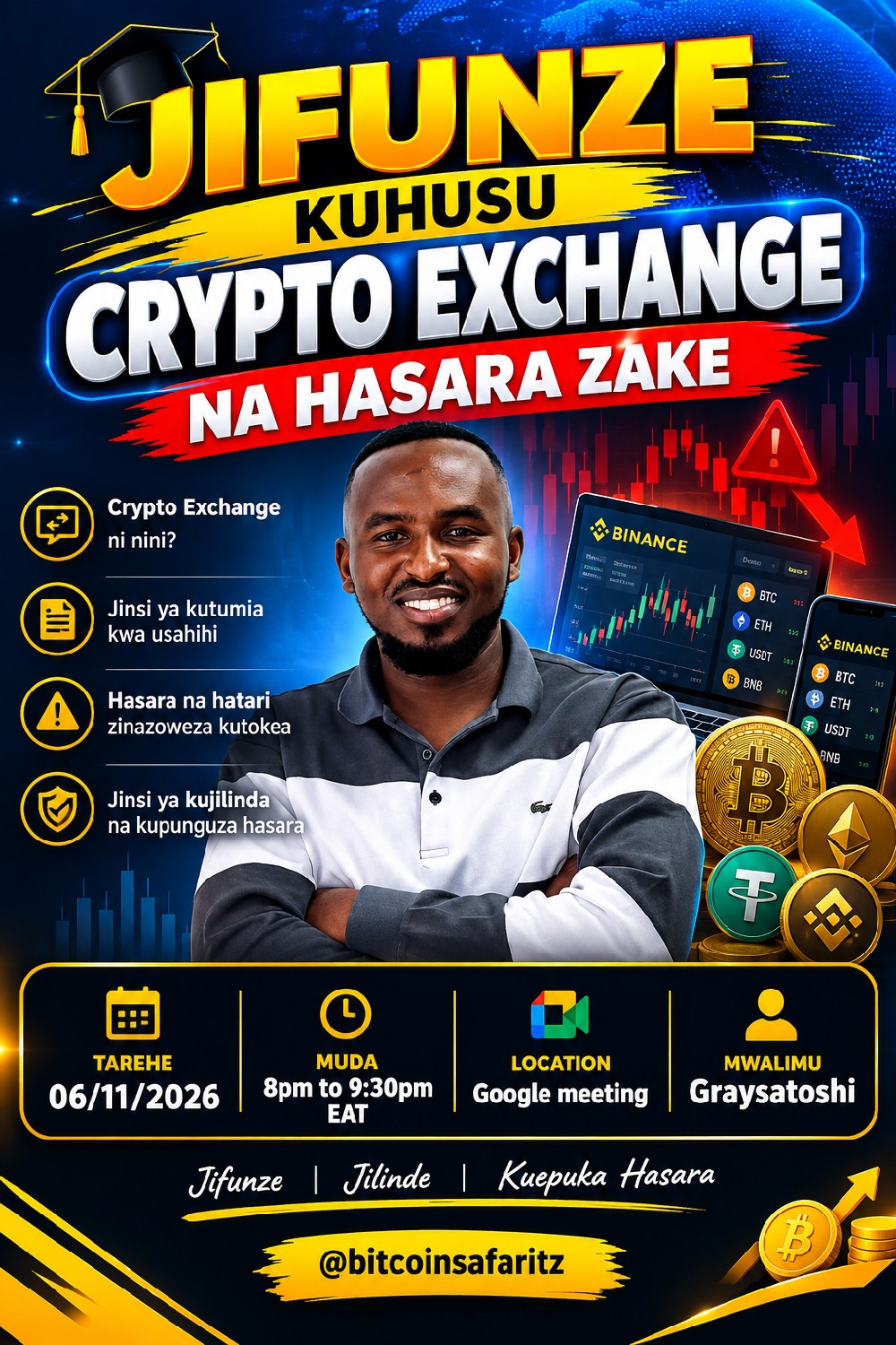 JIFUNZE KUHUSU CRYPTO EXCHANGE NA HASARA ZAKE
