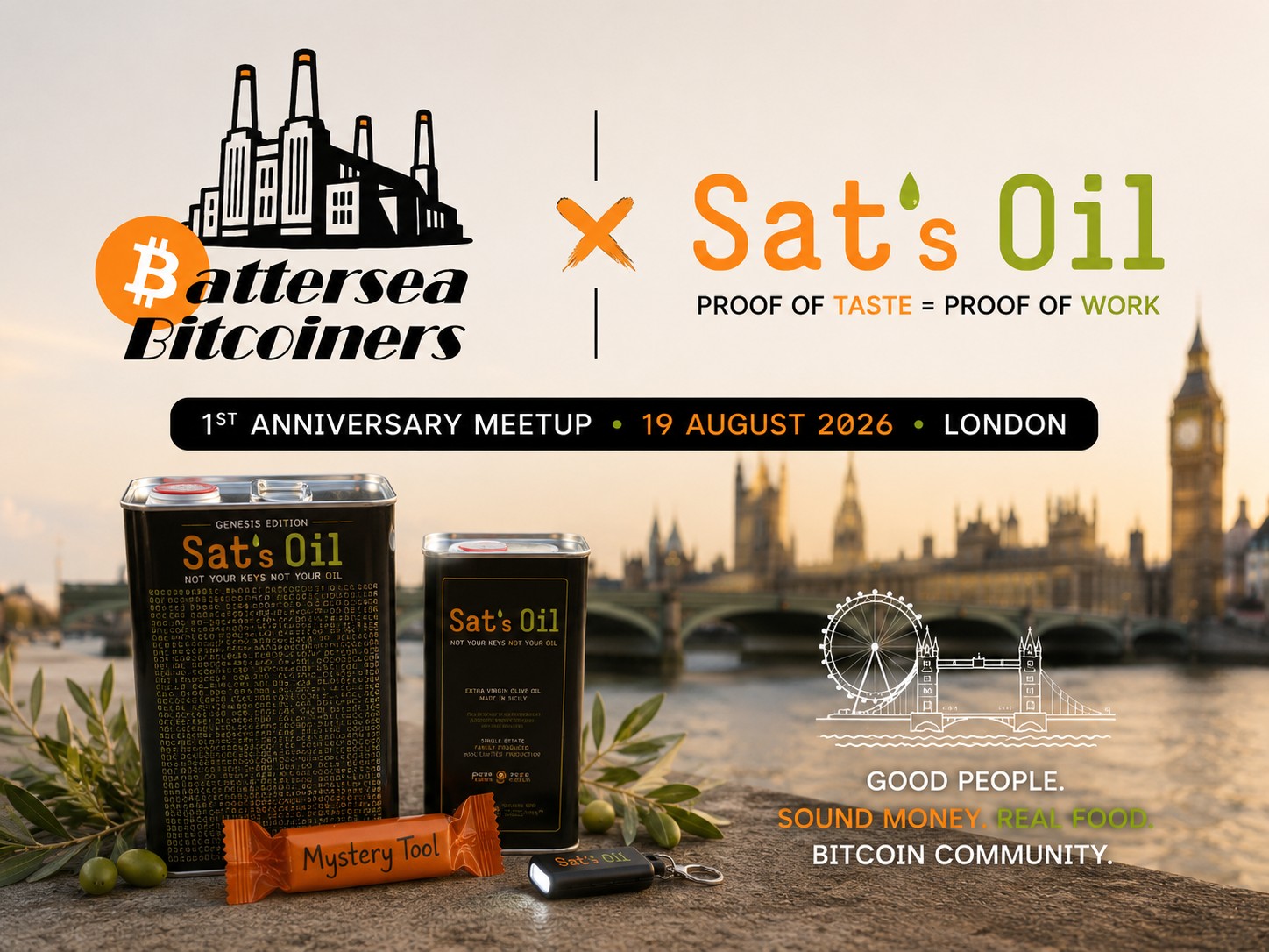 Battersea Bitcoiners Anniversary - The Sats Market