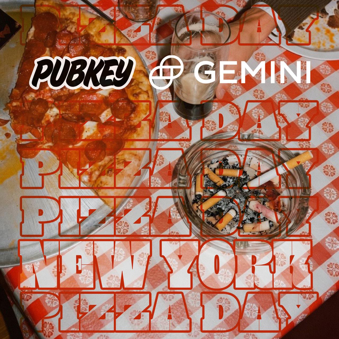 Bitcoin Pizza Day | PubKey × Gemini