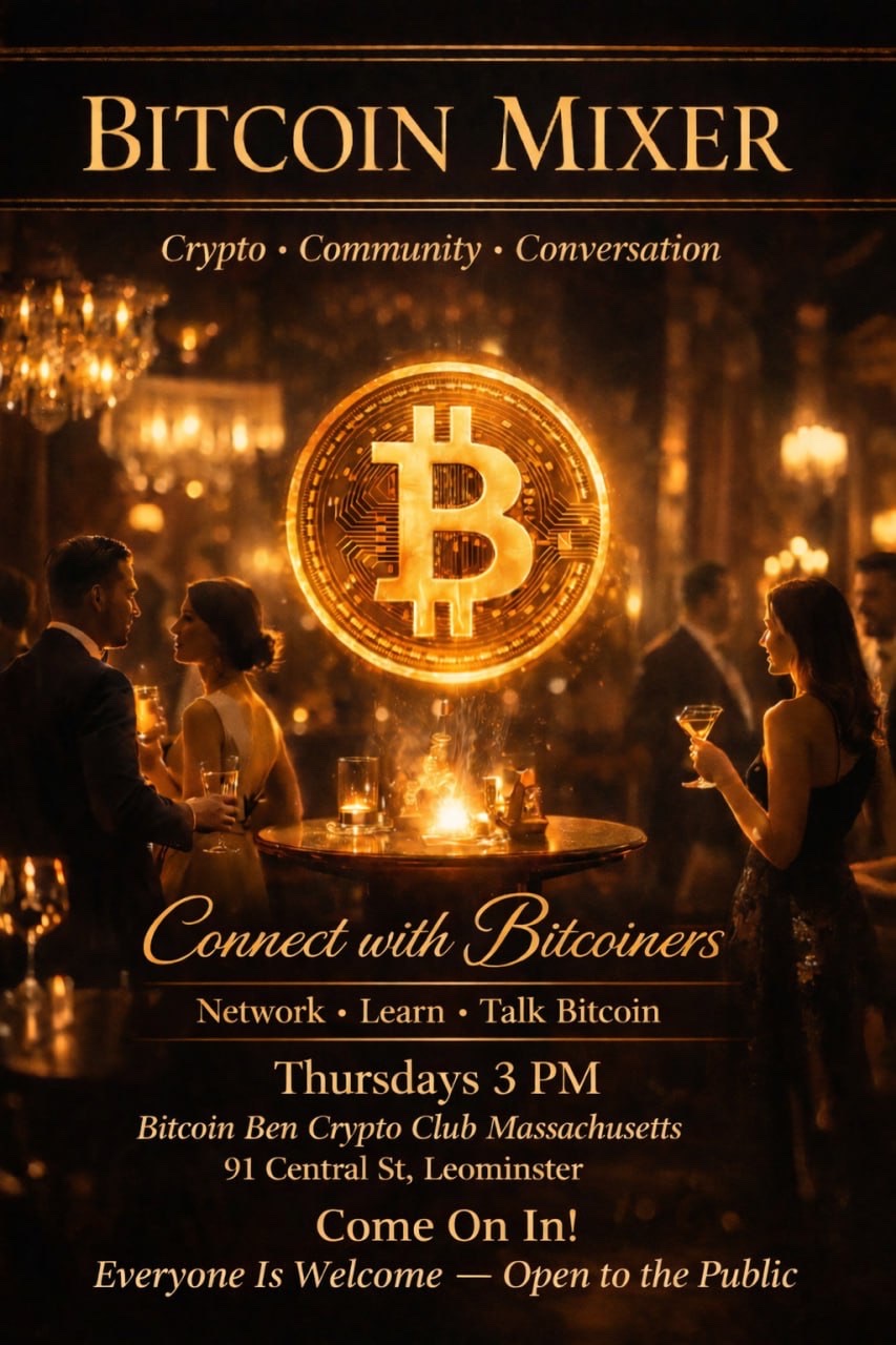 Central Mass Bitcoin Meetup Mixer Everyone is welcomed!