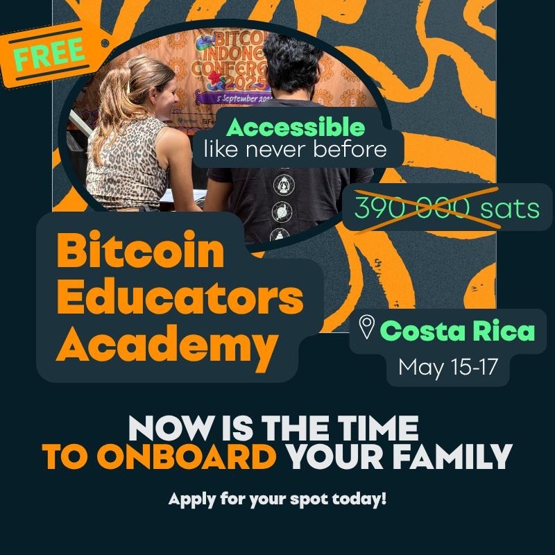 Bitcoin Educators Academy in Costa Rica