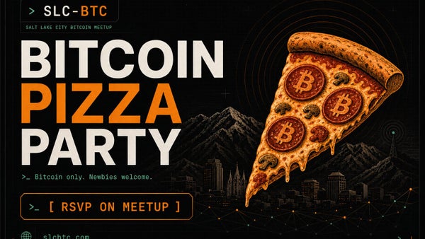SLC-BTC Bitcoin Pizza Party!