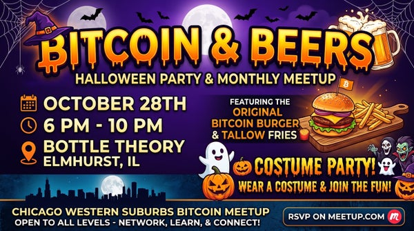 ​🎃 BITCOIN & BEERS: Halloween Party & October Meetup! 🎃