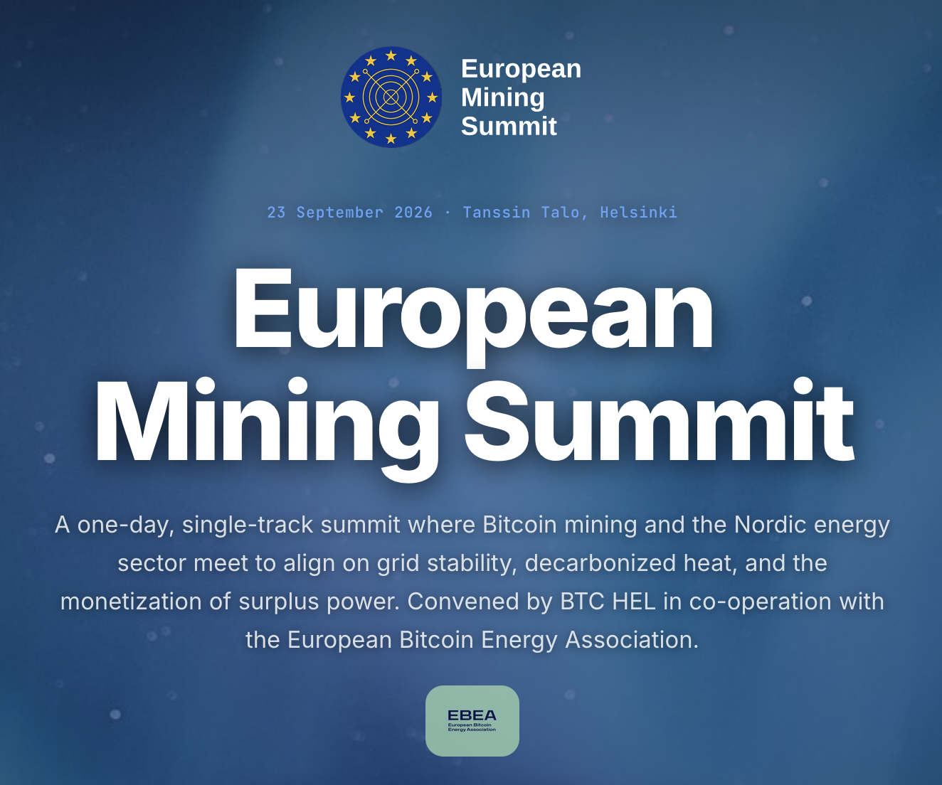 The European Mining Summit