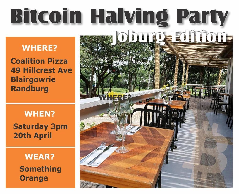 Halving Party Johannesburg