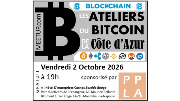 02/10/2026 @ Cannes/Mandelieu - Les Ateliers du Bitcoin (niveau amateur)