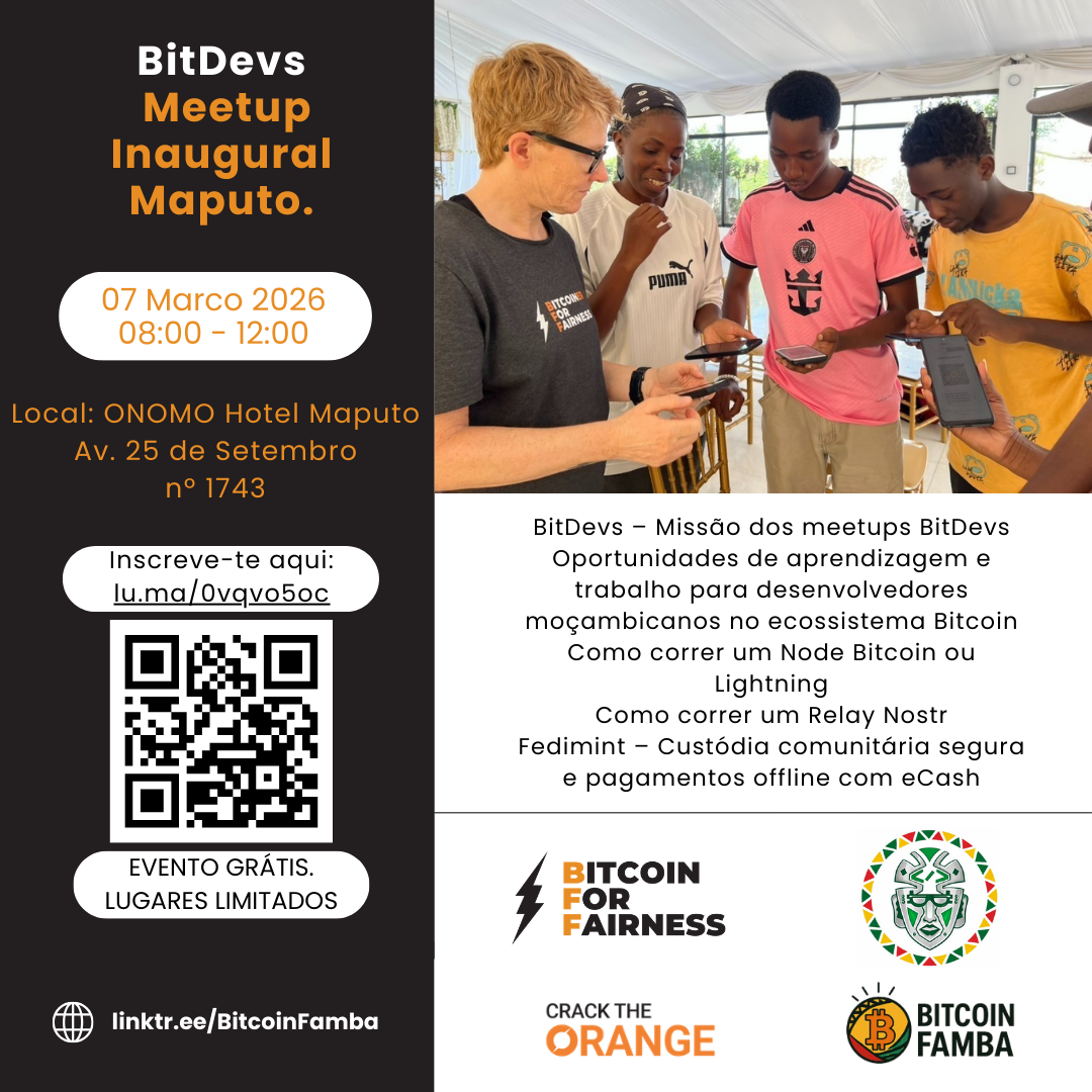 BitDevs Maputo - Bitcoin Meet-up com a Anita em Maputo