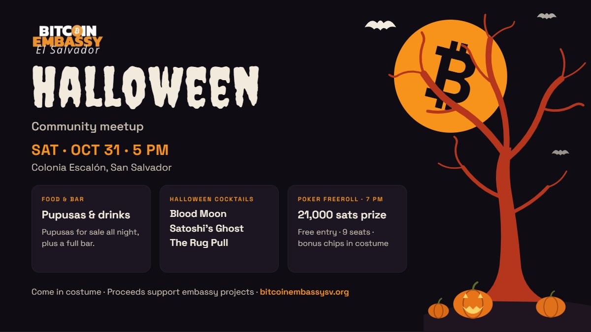 🎃 Halloween at The Bitcoin Embassy 👻