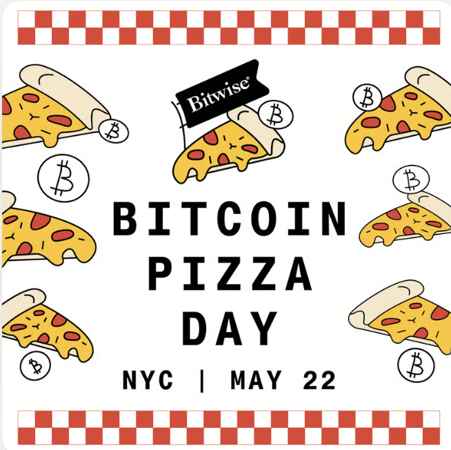 Bitcoin Pizza Day | May 22 | NYC 🍕