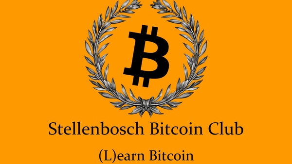 Bitcoin-only, not crypto | Monthly Meetup | November | Stellenbosch